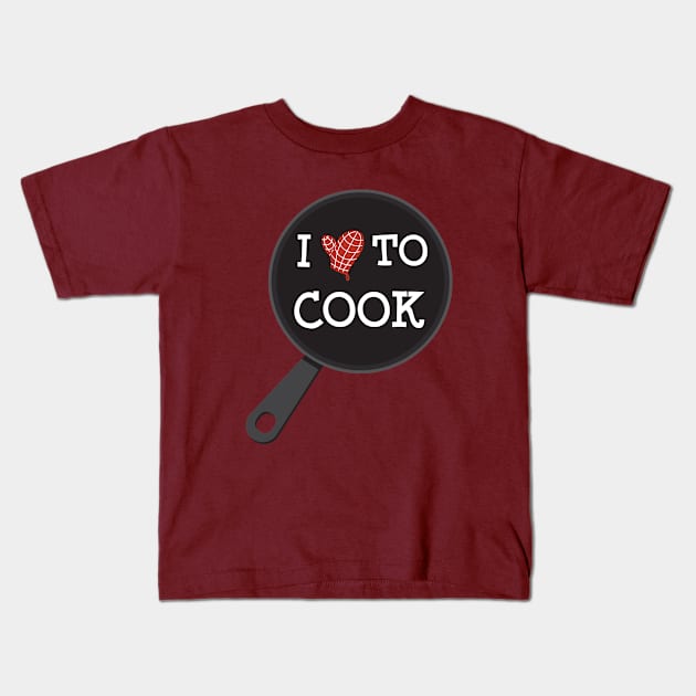 I Love Cooking Kids T-Shirt by ZigZazzle